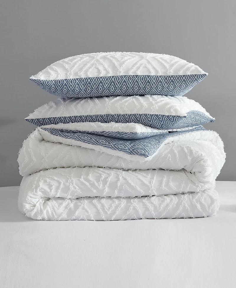 French Connection Hanwell 3-Pc. Comforter Set, King