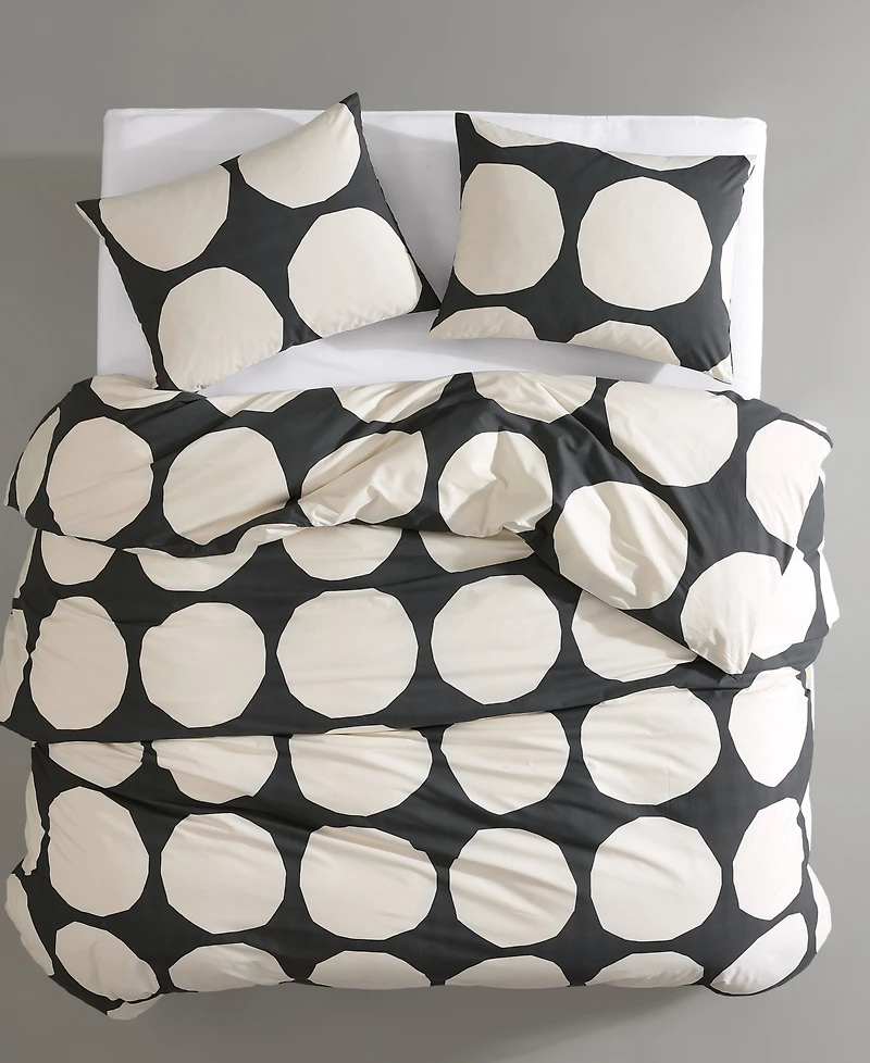 Marimekko Kivet Cotton 3 Piece Duvet Cover Set, King