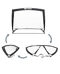 Net Playz Backyard Soccer Goal, Kids Pop-up Backyard Soccer Goals Set of 2