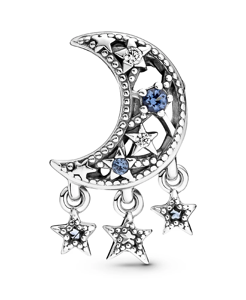 Pandora Mixed Stone Star Crescent Moon Charm