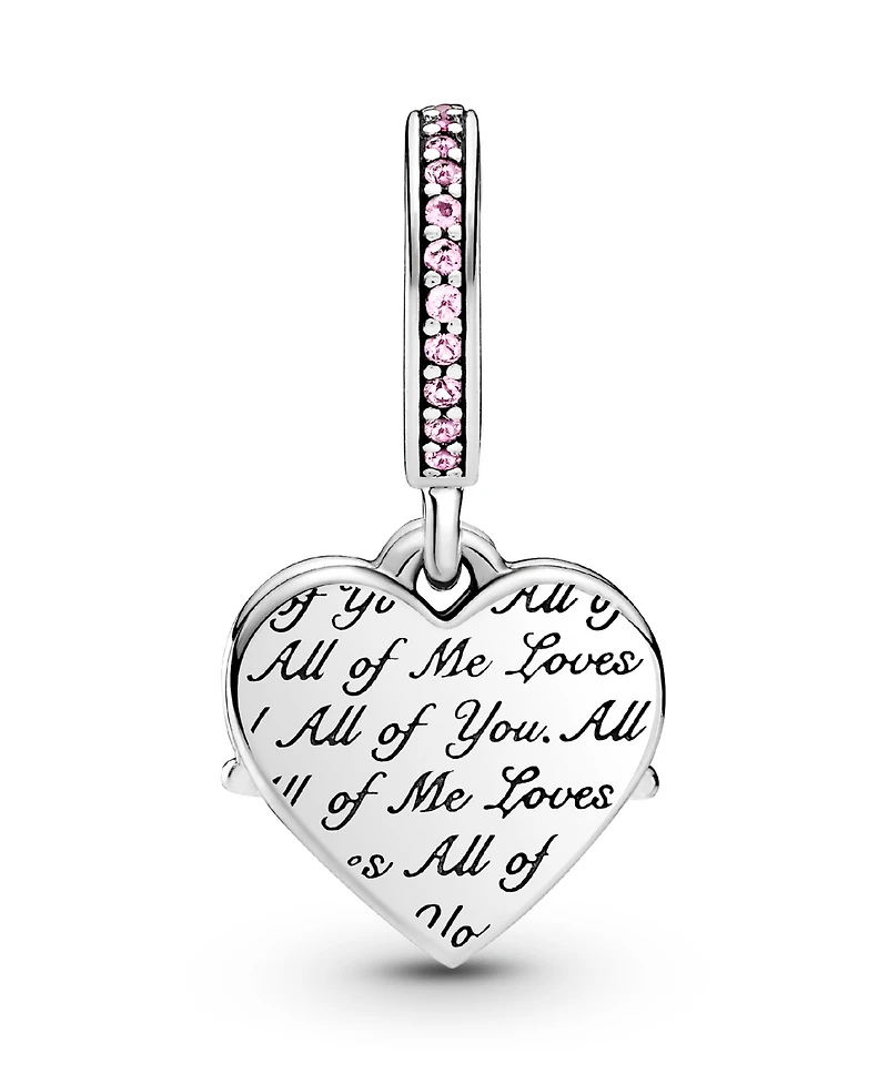 Pandora Mixed Stone Heart Mom Dangle Charm