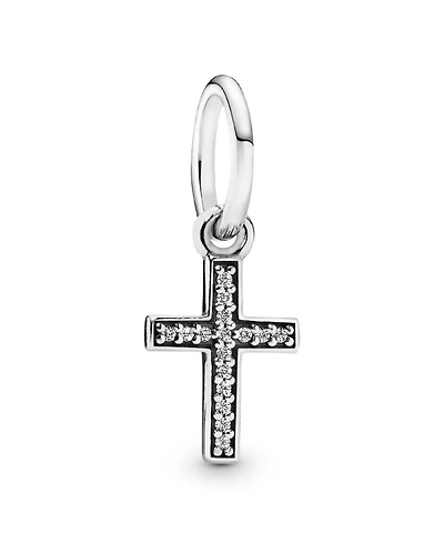 Pandora Cubic Zirconia Sparkling Cross Dangle Charm