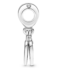 Pandora Sterling Silver Rose Heart Padlock Dangle Charm