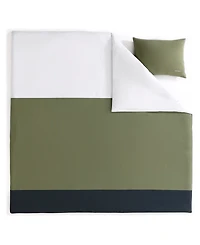 Closeout! Eddie Bauer Skyline Stripe Reversible 2 Piece Comforter Set, Twin