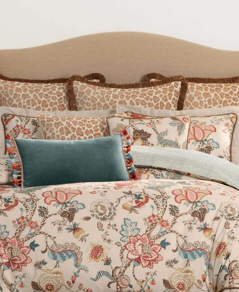 Rose Tree Haylie Floral Printed Decorative Pillow, 18" x 18"