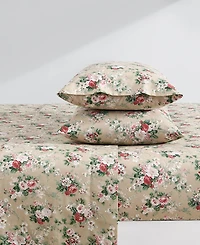 Laura Ashley Cotton Percale -Pc. Sheet Set