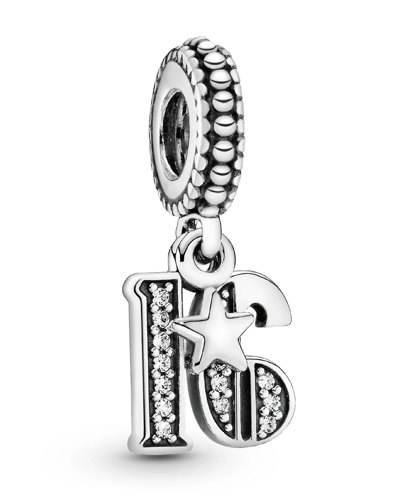 Pandora Cubic Zirconia 16th Celebration Charm