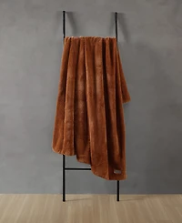 Kenneth Cole Reaction Solid Faux Fur Throw, 60x50