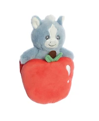 ebba Small Payton Pony Pocket Peekers Playful Baby Plush Toy Blue 5.5"