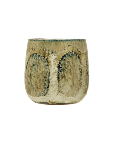 Organically Shaped Stoneware Planter