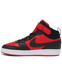 Nike Little Kids Court Borough Mid 2 Adjustable Closure Casual Sneakers from Finish Line