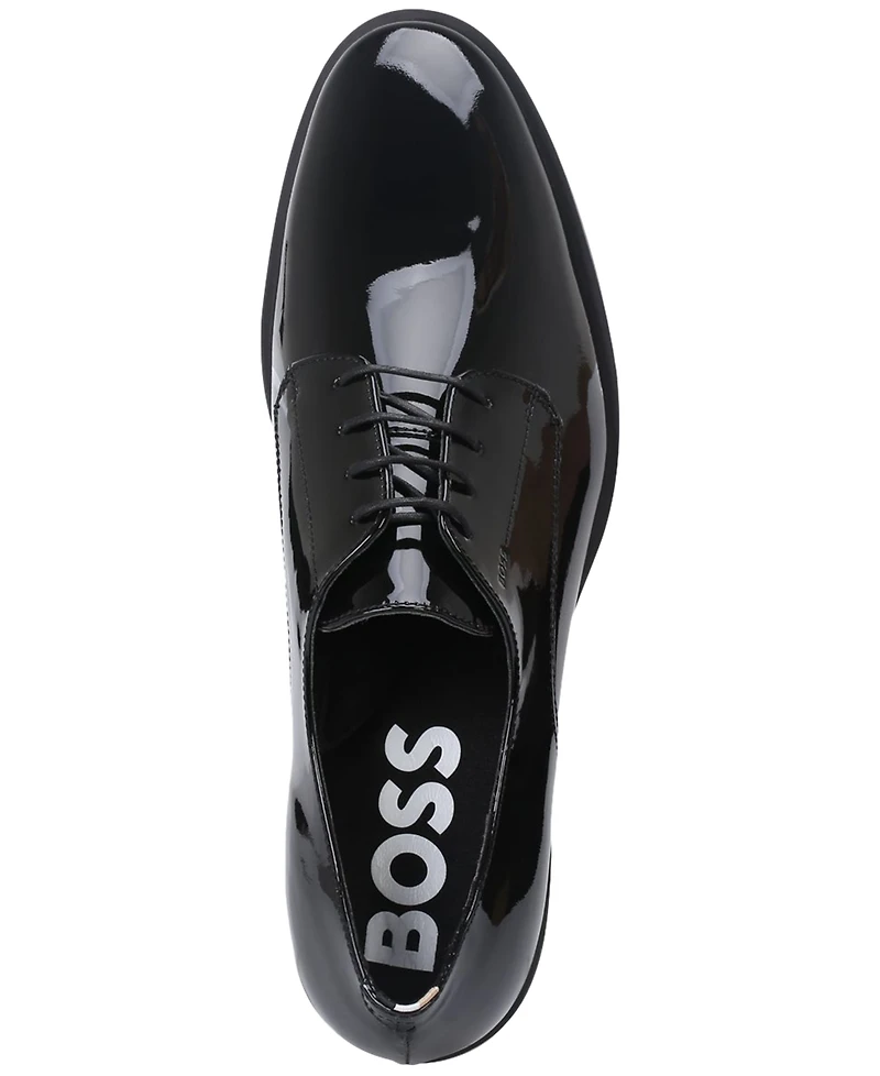 Boss by Hugo Men's Colby Derby Patent Leather Dress Shoes