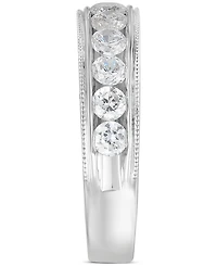 Diamond Milgrain Wedding Band (1 ct. t.w.) in 14k White Gold