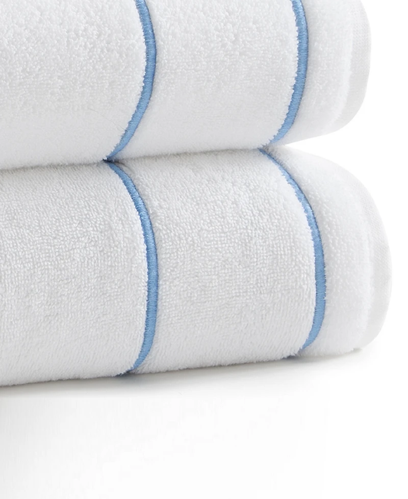 Cassadecor Bowery Stripe Cotton Bath Towel, 30" x 56"