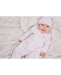Little Me Baby Girls Ballerina Coverall with Matching Hat, 2 Piece Set