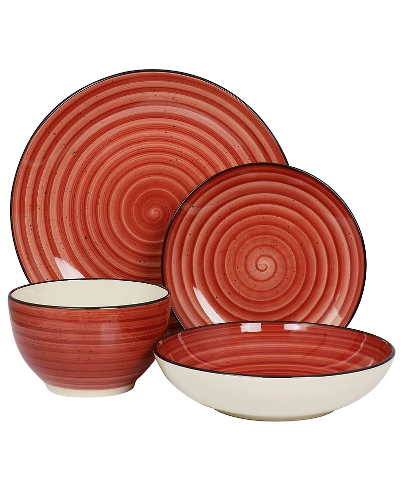 Elama Gia 24 Pc. Dinnerware Set, Service for 6