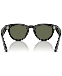 Ray-Ban Unisex Ai Meta Gen1 Headliner Polarized Sunglasses, RW4009