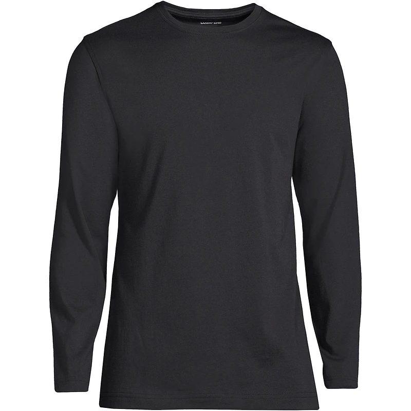 Lands' End Big & Tall Long Sleeve Cotton Supima Tee