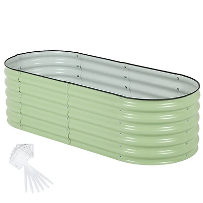 Aoodor Modular Metal Raised Garden Bed - Aluzinc Material