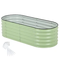 Aoodor Modular Metal Raised Garden Bed - Aluzinc Material