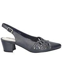 Easy Street Women's Bizzy Buckle Slingback Pumps