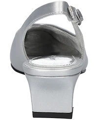 Easy Street Women's Sayo Buckle Slingback Pumps