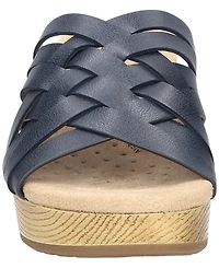 Easy Street Women's Rosanna Slip-On Slip Resistant Wedge Sandals
