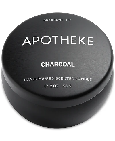 Free 2 oz. Charcoal Mini Scented Candle Tin with any $75 Apotheke purchase