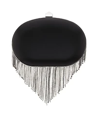 Nina Crystal Chain Draped Minaudiere