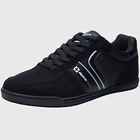 Alpine Swiss Men's Liam Fashion Sneakers Suede Trim Low Top Lace Up Tennis Shoes