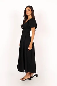 Petal and Pup Maria Puff Sleeve Midi Dresses