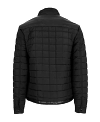 Spire By Galaxy Men's Lightweight Quilted Jacket with Synthetic Trim Design