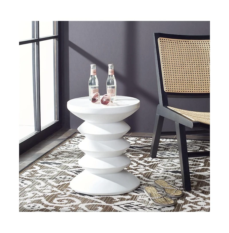 Benaya Concrete Accent Stool