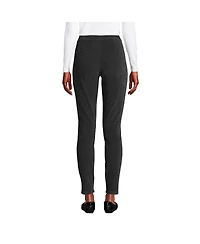 Lands' End Women's Sport Knit High Rise Corduroy Leggings