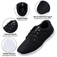 Alpine Swiss Men's Kilian Walking Shoes | Breathable Mesh Running Lightweight Fashion Sneakers Athletic Tennis Trainers