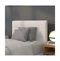 Button Tufted Twin Upholstered Headboard