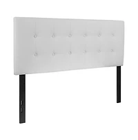 Button Tufted Full Upholstered Headboard