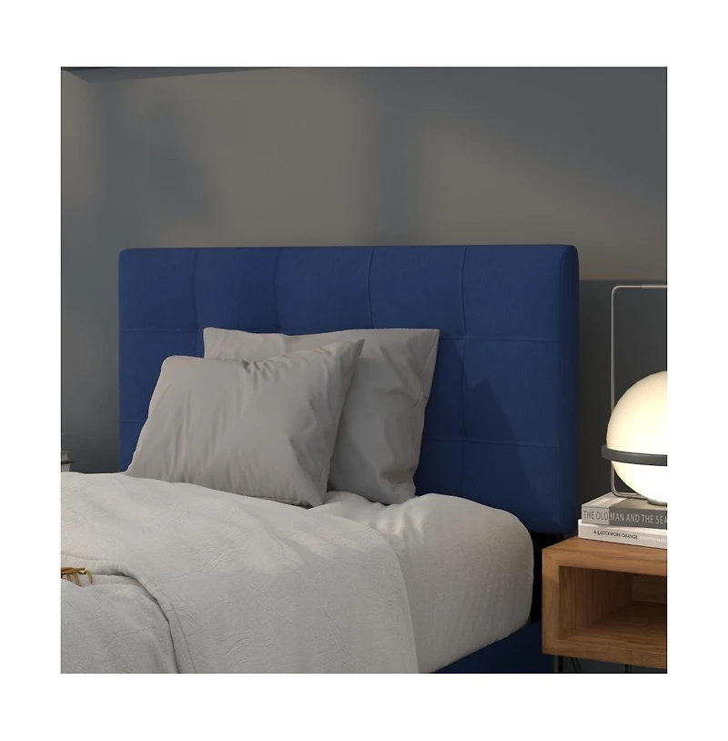 Quilted Tufted Twin Upholstered Headboard