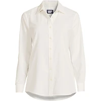 Lands' End Women's Plus Pinwale Cord Long Sleeve Shirt