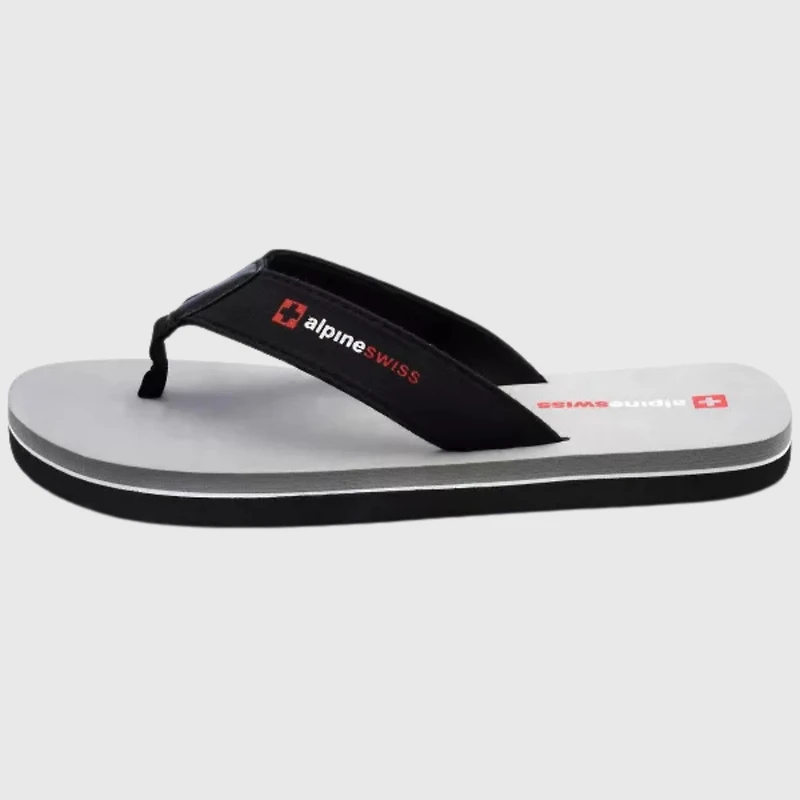 Alpine Swiss Men's Flip Flops Lightweight Thong Sandals Beach Slides Eva Sole for Comfort Durable Men Casual Wear Pool Outdoor Sandal