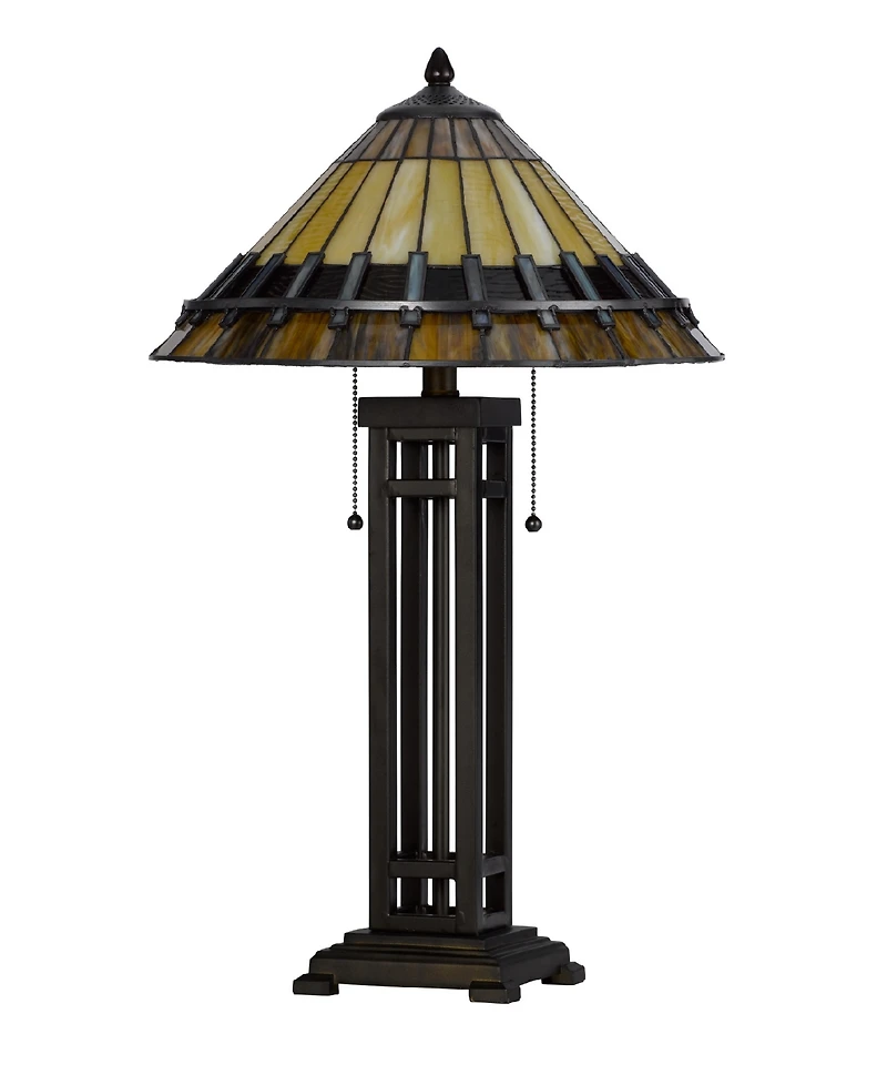25.5" Height Metal and Resin Table Lamp