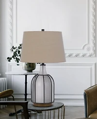 Morgan 28" Height Table Lamp with Mesh Grill