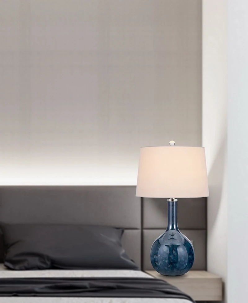 Kemi 29" Height Glass Table Lamp Set