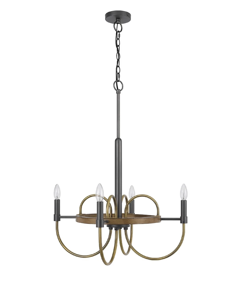 Seagrove 4 Light 29" Height Metal Chandelier