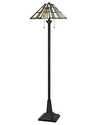 62" Height Metal and Resin Floor Lamp