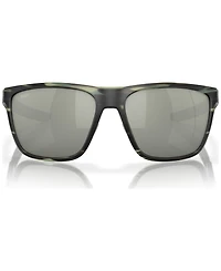 Costa Del Mar Men's Ferg Polarized Sunglasses, Mirror Polar 6S9002