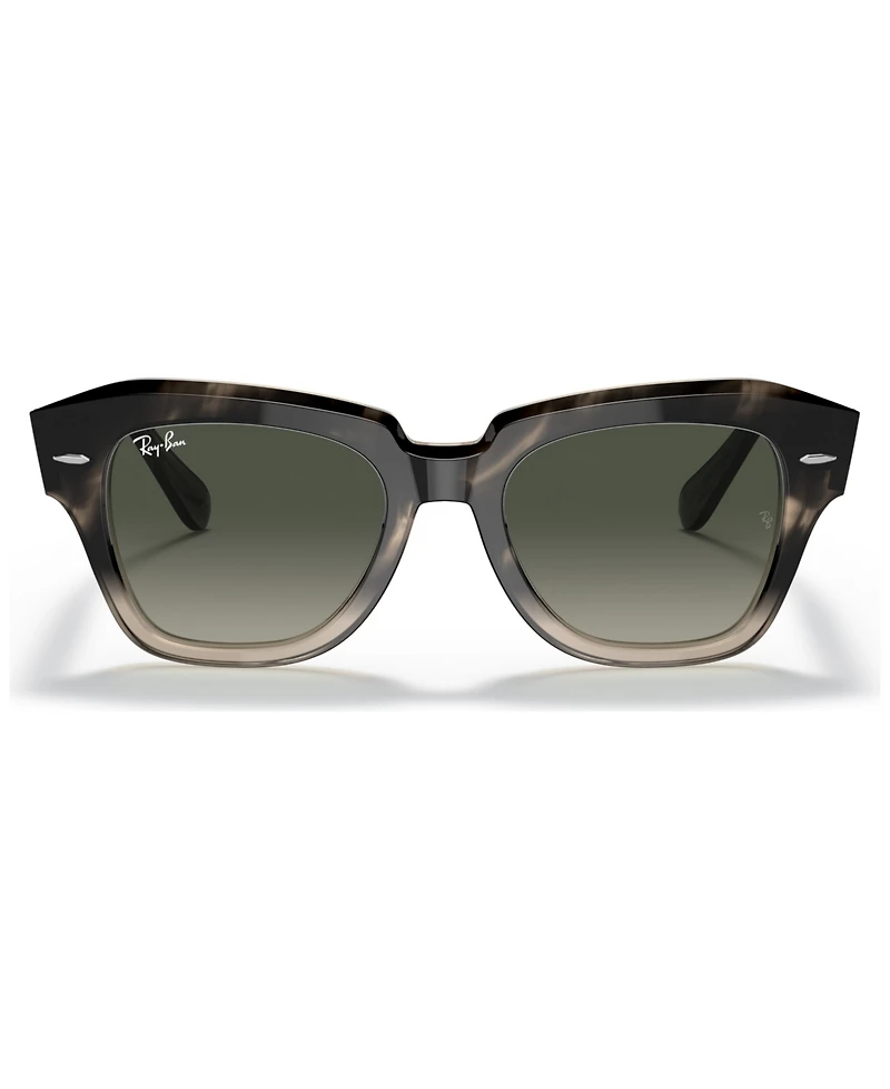 Ray-Ban Unisex State Street Sunglasses, Gradient RB2186