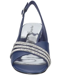 Easy Street Women's Teton Buckle Slingback Dress Sandals