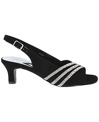 Easy Street Women's Teton Buckle Slingback Dress Sandals