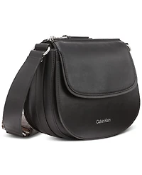 Calvin Klein Bella Adjustable Crossbody with Signature Zippered Pouch